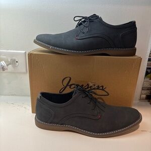 Jousen Milan men’s sued black shoe size 10